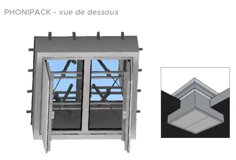 Plan appareil Souchier Boullet toiture La Scala Paris référence Adexsi Bluetek